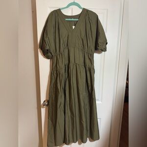 NWT Madewell tiered cotton dress